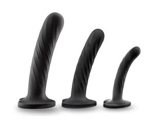 Blush Temptasia Twist Kit Set of Three lot de plugs anaux black