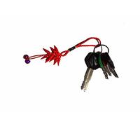 BLUSUPERSHOP 5 porte-clés cornes rouges amulette porte-photo boules sonores porte chance napolitain Saint Grégoire arménien Horn Lucky Charm