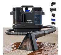 Blutan B Flowyfresh Shampouineuse -Nettoyeur canapé tissu, tapis et meubles, Aspirateur balai sans fil, Injecteur-extracteur, 13 kPa, 450 W, séchage rapide, 1,8 L réservoir d’eau, nombreux accessoires