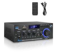 Blutooth AK45 Amplificateur audio stéréo pour la maison, amplificateur de puissance stéréo Hi-Fi 5.0 400 W 2.0 canaux RMS 40 W x 2 Système stéréo domestique avec amplificateur