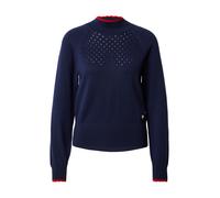 Blutsgeschwister Pull-over 'Delicious Minds' bleu marine / rouge, Taille XS