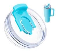 Bluwing Couvercle de rechange pour tasse Stanley, couvercle de rechange anti-déversement pour gobelet Stanley Quencher 2.0 et ProTour de 1200 ml (bleu ciel)