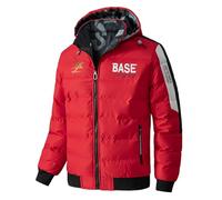 Bluxir Down Jacket Ha. ya-bu.sa, Vestes softshell légère et confortable, Veste D'hiver Pour Temps Froid, Camping, Haut(Red,3XL)
