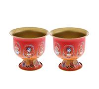 BLWOTMOR 2 Pièces Bol D'offrande pour de Méditation Bouddhiste, pour La Famille et Les Amis,