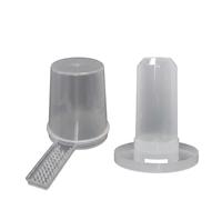 BLWOTMOR Abreuvoir à Volailles Dispositif d'Irrigation Plastique Réserves d'eau Système Simple Adapté pour Soins des Jeunes Volailles Espace Rural, Distributeur d'eau Transparent