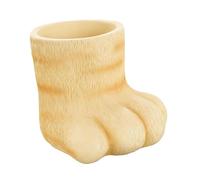 BLWOTMOR Animal Pot Animal Patte Chat Pot Fleur Résine Compact Décoratif avec Trou de Drainage Adapté aux Espaces Intérieurs Tables Étagères