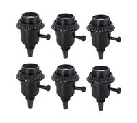 BLWOTMOR Base de Lampe Douille Filetée Remplacement Ampoule Interrupteur E27 Bague de Lampe Bakélite Résistante Facile à Installer Adaptée à La Réparation de L, 3 Niveaux