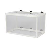 BLWOTMOR Boîte d'Élevage pour Aquarium Bac de Reproduction Incubateur Séparateur Filet Maillage Ventouses Incluses Conçu pour l'Isolation de Poissons