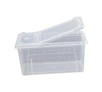 BLWOTMOR Boîte D'élevage pour Reptiles, Conteneur de Transport pour, Terrarium Transparent pour Reptiles, Cage Transparente pour Scorpions