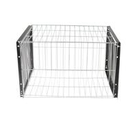 BLWOTMOR Cage à Pigeons Cage D'Entrée Canal Unique Cage pour Animaux Cage de Fil Portatif Utilisation pour Collection de Pigeons Jardin Entrepôt Gar, 2 Entrée, sans Puits de