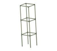 BLWOTMOR Cage Carré Treillis Jardin Tuteur Plante Support Métal PP Léger Assemblage Facile pour Cultiver Légumes Fleurs s Adapté à Jardinage