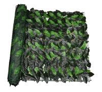 BLWOTMOR Clôture D'intimité avec Feuillage pour Usage Extérieur, Vert foncé 0.5x3m