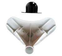 BLWOTMOR Connecteur d'angle Monobloc pour Piscine Familiale, Accessoire pour Structure Métallique, Bouchon de Valve de Rechange, Pièce à Installation Rapid, Blanc