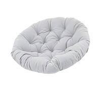 BLWOTMOR Coussin Multifonctionnel pour Fauteuil Suspendu, Coussin Rond pour Fauteuil à Bascule, Coussin Suspendu Respirant, Coussin Doux pour Hamac en Polyeste, Gris