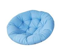 BLWOTMOR Coussin Multifonctionnel pour Fauteuil Suspendu, Coussin Rond pour Fauteuil à Bascule, Coussin Suspendu Respirant, Coussin Doux pour Hamac en Polyeste, Bleu
