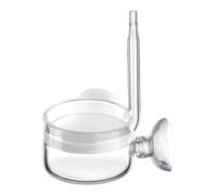 BLWOTMOR Diffuseur de CO2 pour Aquarium avec Ventouse, équipement de Purification, Réacteur pour Plantes Aquatiques, Vanne en U, Diamètre 40 Mm