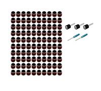 BLWOTMOR Drum Assembly Kit Tambour Abrasif Mandrin Expansible Manchons de Ponçage Sleeves Cylindriques Tiges de 3 Mm pour Finitions Délicates Adapté au Bijoux Petites Pièces