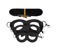 BLWOTMOR Ensemble de Harnais 3 Pièces pour Hamster, Harnais et Laisse pour Petits Rongeurs, Harnais Réglable pour Planeur de Sucre, Corde en PU, Pratique et, Noir