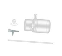 BLWOTMOR Ensemble de Pompe en Acrylique Transparent avec Raccord de Buse de Sortie d'eau, Adaptateur pour Tube D'oxygénation, Adapté Aux Aquariums, Poi, 20mm