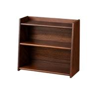 BLWOTMOR Étagère Bureau à Trois Niveaux en Bois Robuste Étagère en Échelle Bureau Solide pr Angle Thé