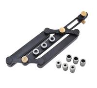 BLWOTMOR Gabarit de Perçage d'Assemblage Bois Guide de Perçage Positionneur de Chevillage Réglable pour Mise en Butée sur, Corps Principal