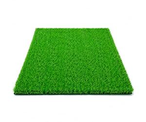 BLWOTMOR Gazon Synthétique Extérieur Tapis Pelouse Moquette Herbe Rendu Réaliste Texture Douce en Plastique Résistant à la Météo avec Drainage pour Surface, Vert, Size to 1