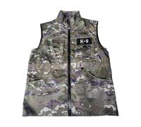BLWOTMOR Gilet D'entraînement pour Maître-Chien, Gilet D'été en Nylon Robuste, Veste sans Manches avec Grand Espace de Rangement, Matière Antidérapante, XXL