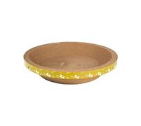 BLWOTMOR Griffoir pour Chat Bol Tapis Carton Corrugué Maison Matelas Jouet à Griffes Doux Surface de Scratch Protège Les Meubles Corrugated Papier C, 55cmx55cmx10cm