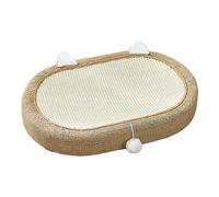 BLWOTMOR Griffoir pour Chats Planche à Griffer Tapis de Jeu Lit Relaxant Jouet pour Protéger Le Canapé Favoriser Les Activités et Repos Adapté à L'Int, Chat Demi Sisal