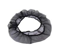 BLWOTMOR Housse de Cage à Oiseaux en Filet de Polyester, Protection pour Cage à Perroquet, Jupe élastique Lavable, Idéale pour Une Utilisation en Intérieur, Po, Noir, 25cm