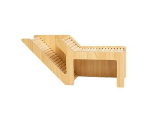 BLWOTMOR Maison Hamster Cachette Bois Demeure Jouet Cage Échelle à Grimper à Installer Facilement Lavable pour Gerbille Rat Souris Application dans la Cage, Styler Un