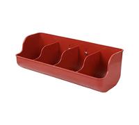BLWOTMOR Mangeoire à Porcelets 4 Compartiments Distributeur d'Aliments Abreuvoir Trognet Plateau Fodder Robusté Mounté pour Porcs Animaux Petits Convient à
