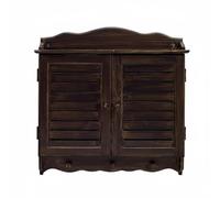 BLWOTMOR Panneau Mural Décoratif Boîtier, Bois Ancien Peint À La Main, Très Petit Largeur Intérieure 34 Hauteur 24 Cm