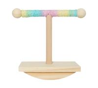 BLWOTMOR Perche Perche Stand de Table en Bois d'oiseaux en Bois Cage