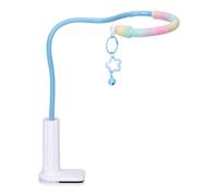 BLWOTMOR Perchoir pour Perroquets, Support D'entraînement Portable à Poser sur Une Table, avec Poignée Réglable, Idéal pour Les Oiseaux de Petite et Moyenn, Bleu
