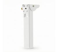 BLWOTMOR Pied de Table Pliant Support Stand Jambe Pliable Pied Repliable Ferrure de Table Tube Rectangulaire Charnière à Angle Droit Verrouillage à Pression, 35 Cm, Blanc
