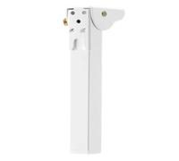 BLWOTMOR Pied de Table Pliant Support Stand Jambe Pliable Pied Repliable Ferrure de Table Tube Rectangulaire Charnière à Angle Droit Verrouillage à Pression, 25 Cm, Blanc