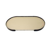 BLWOTMOR Plateau Ovale Épuré | Élégant, Plat Présentation, Basse, Coiffeuse, Grand, Style A