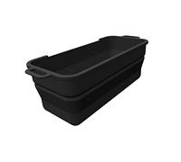 BLWOTMOR Plateau Ramasse-huiles Collecteur D'Huiles Bac Anti-Goutte Surface Silicone Réutilisable Convient pour Cuisine Repas Collectif, Noir