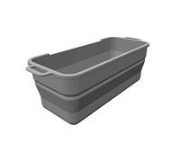 BLWOTMOR Plateau Ramasse-huiles Collecteur D'Huiles Bac Anti-Goutte Surface Silicone Réutilisable Convient pour Cuisine Repas Collectif, Gris