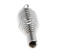 BLWOTMOR Poignée à Ressort pour Barbecue, Poignée en Acier Inoxydable, Poignée de Cuisinière, Poignées de Porte Robustes pour Barbecues, Fours et Foyers Extéri, Argent 13.2x1.9cm