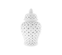 BLWOTMOR Pot à Gingembre En Céramique, Présentoir, Vase Ajouré, Pot de Rangement, Artisanat