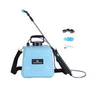 BLWOTMOR Pulvérisateur de Jardin électrique avec 3 Buses, Perche Télescopique, Multifonctionnel et Portable pour L'arrosage et Le Nettoyage du Jardin, 8 litres Bleu