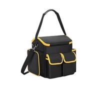 BLWOTMOR Sac de Rangement Portable Valise Outils Souple Compartiments Poches Organisateur Structure Rectangulaire Tissu Oxford Poche Latérale Adaptée aux Déplacements Chantiers