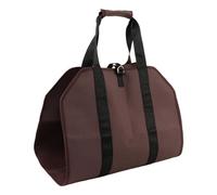 BLWOTMOR Sac de Transport pour, Porte-bûches étanche, Sac Portable pour Usage Extérieur, Brun