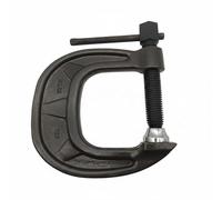 BLWOTMOR Serre-joint Forgé Robuste Pince en Forme de C Étau Métallique à Longue Portée Vis Filetée Régulière Pad de Pression Stable Adapté à Soudure Pose de, 3 Pouces