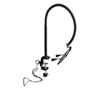 BLWOTMOR Support Sèche-Cheveux Socle Séchoir Support Animaux Dispositif Ajustable en Alliage D'Aluminium Adapté Au Soin des Poils Lors du Toilettage des Animau, Version régulière