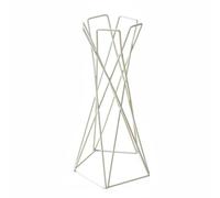 BLWOTMOR Support Suspendu Porte Plante Cadre Métal Support Aérien Présentoir Fer Forgé Structure Stable Antihumidité pour Tillandsia et Plantes d'Air Convient, Base Taille