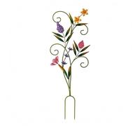 BLWOTMOR Treillis de Jardin Plante Support Cadre d'escalade Ornement Botanique avec Volutes Peintes et Accents Floraux Structure Solide pour Mise en Scène, 32 91 3.5cm