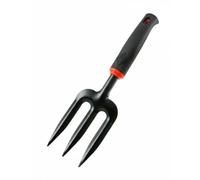 BLWOTMOR Truelle de Jardinage Truelle Pelle Désherbeur Transplantoir en Acier Carbone Forgé Solide pour Creuser Aérer et Transplanter Poignée, Fourchette 3-Dents